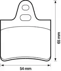 PLOCICE, ZADNJE, CITROEN, BX / CX / ZX  1983-1997, 95587471,